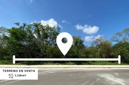 Terreno en Venta en Conkal Yucatan sobre avenida