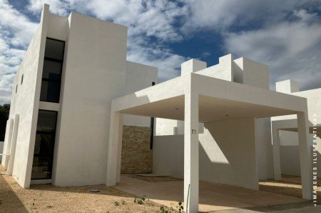 Casa en Venta en Morera Residencial en Merida de 2 pisos  3 habitaciones 